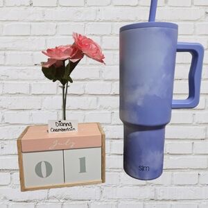 Simple Modern 40oz Trek In Purple Tie-Dye